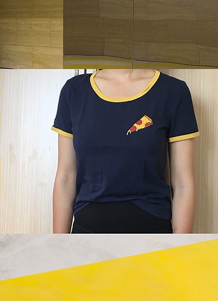 H&M Pizza Tişört