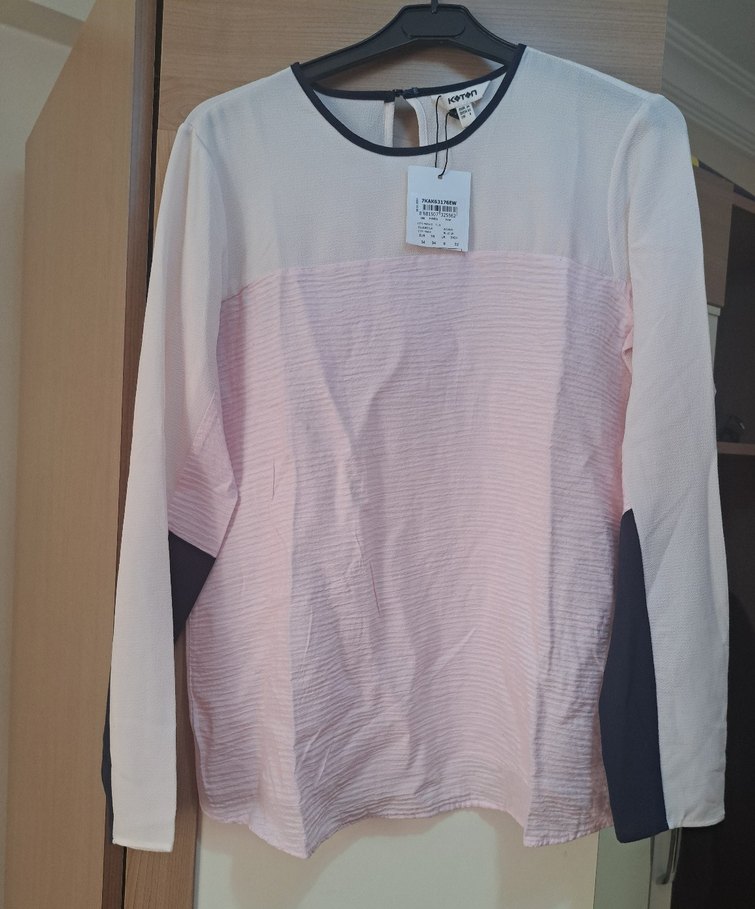 Koton Pembe Piliseli Uzun Kollu Bluz - Görsel 3