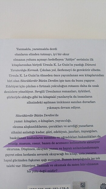 Sözcüklerdir Bütün Derdim