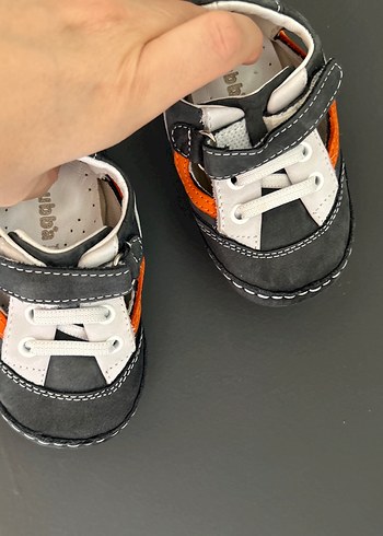 Gri Erkek Bebek İlk Adım Ayakkabısı - Görsel 2