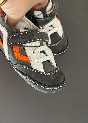 Gri Erkek Bebek İlk Adım Ayakkabısı - Görsel 3