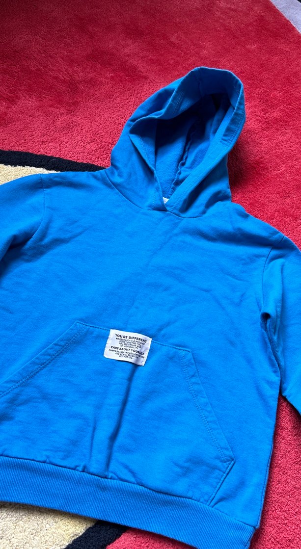 Erkek Çocuk Mavi Baskılı Uzun Kollu Sweatshirt - Görsel 2