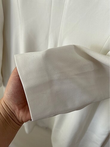 44 Beden beyaz Renk Ceket pantalon