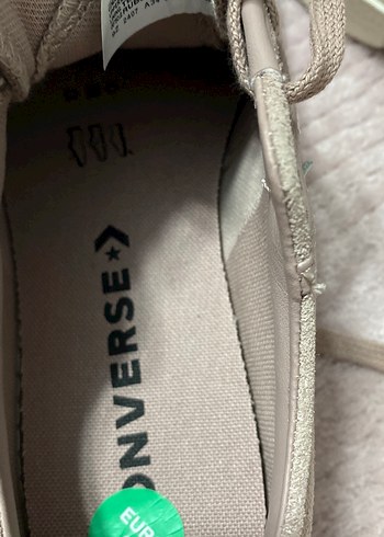 37 Beden Bej Düz Tabanlı Kadın Sneakers