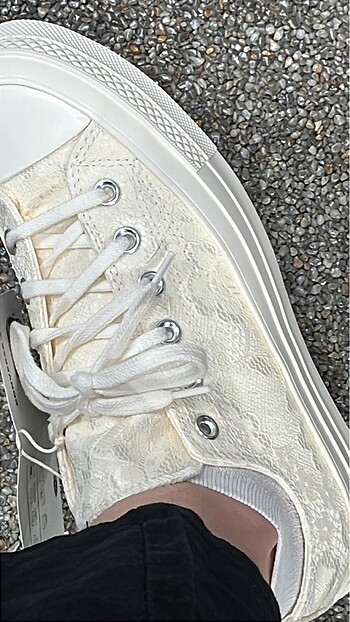 40 Beden Dantelli converse