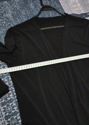 Siyah Püsküllü Kadın viscon Hırka - Görsel 6