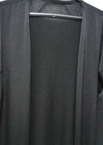 Siyah Püsküllü Kadın viscon Hırka - Görsel 2