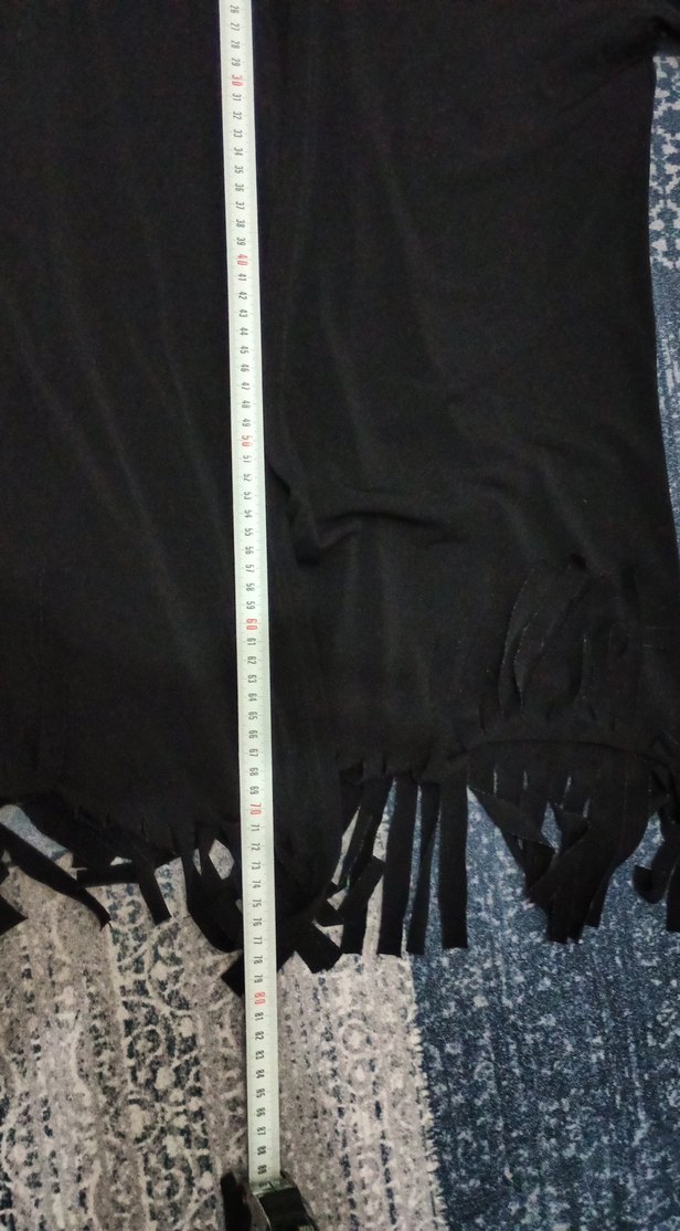 Siyah Püsküllü Kadın viscon Hırka - Görsel 5