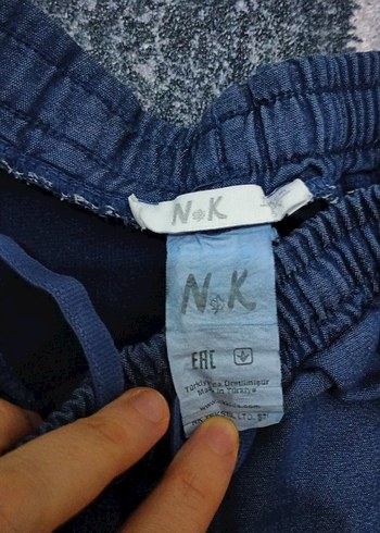 Erkek Çocuk Bol Kesim Kot görünümlü Pantolon - Görsel 4