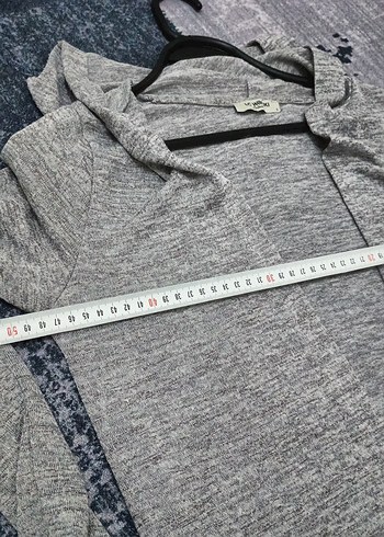 LC Waikiki s beden kapüşonlu hirka - Görsel 6