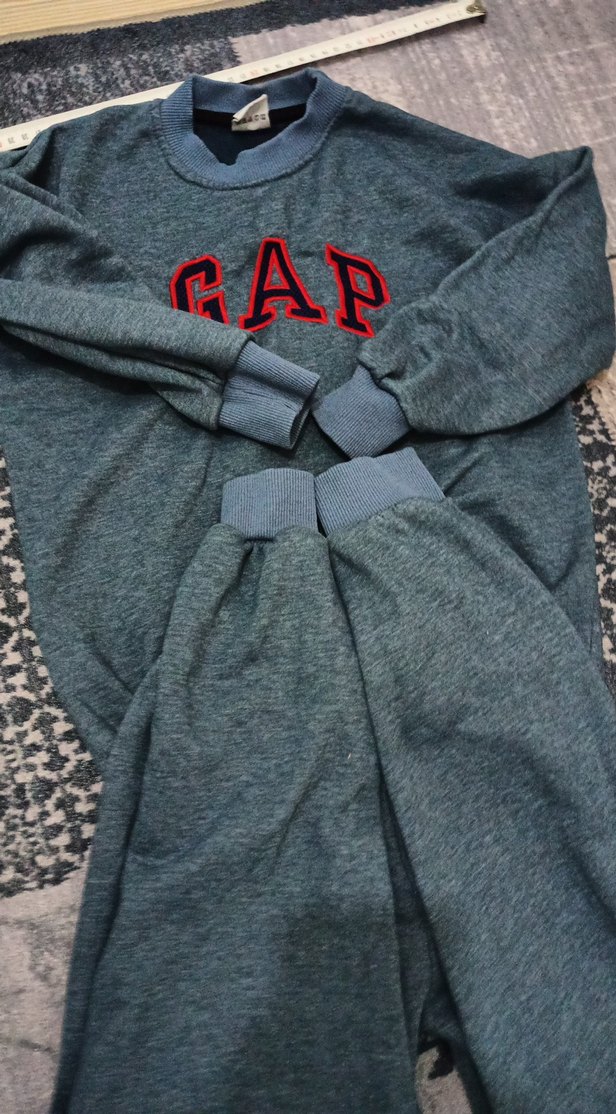 GAP Nakışlı Gri Erkek Cocuk Eşofman Takımı - Görsel 5