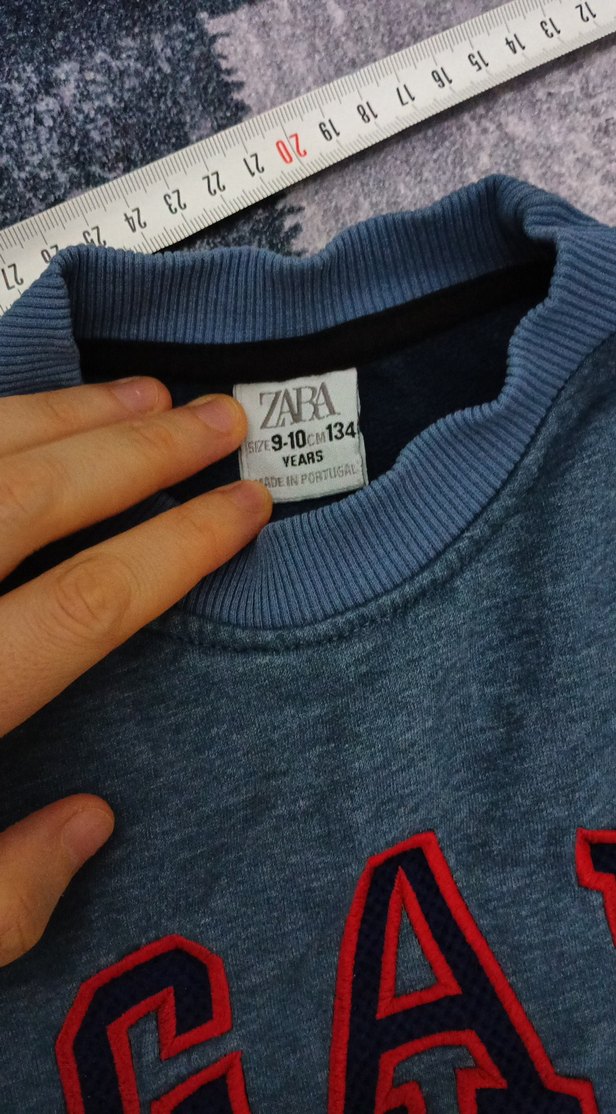 GAP Nakışlı Gri Erkek Cocuk Eşofman Takımı - Görsel 4