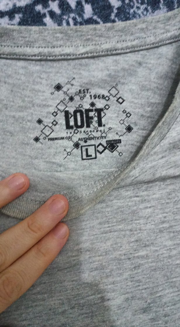 Gri Düz Kesim Kısa Kollu Erkek Tişört - Görsel 2