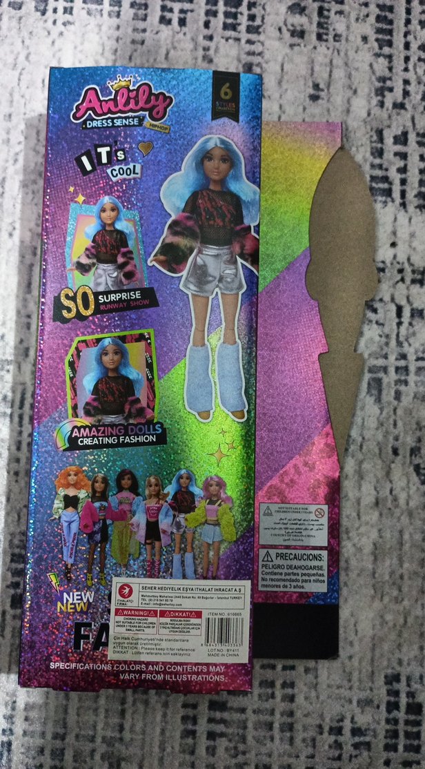 Anlily Çok Renkli Moda Lideri Bebek - Görsel 2