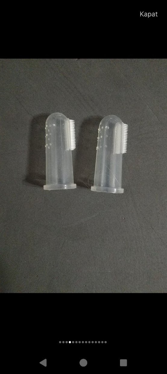 Bebek Parmak Diş Fırçası 2'li Set - Görsel 2