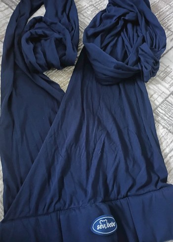 Koyu Mavi Bebek Taşıma Askısı sling - Görsel 2