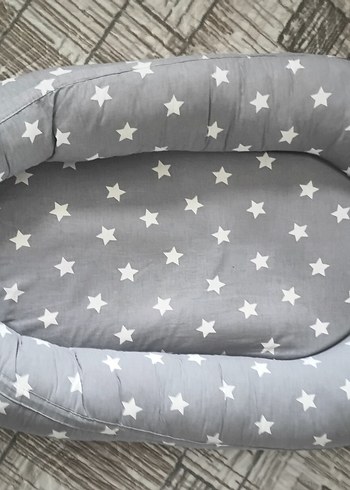 Gri Yıldız Desenli Bebek Uyku Seti babynest - Görsel 3