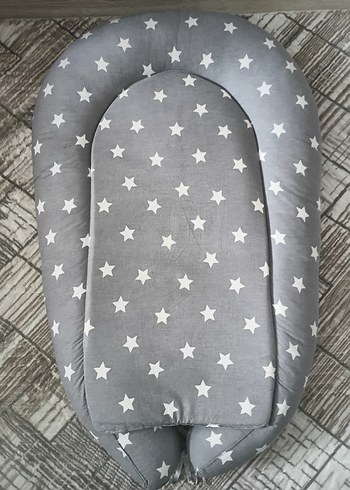 Gri Yıldız Desenli Bebek Uyku Seti babynest - Görsel 4