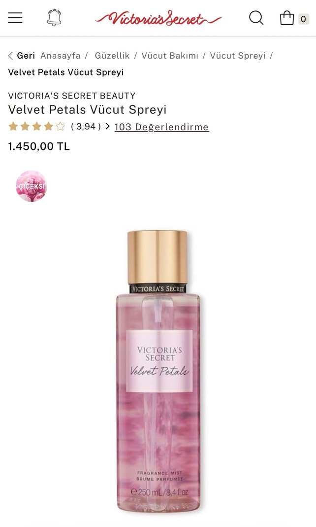 Victoria's Secret Velvet Petals Kadın Parfümü - Görsel 4