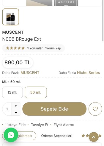 Muscent baccarat rouge - Görsel 3