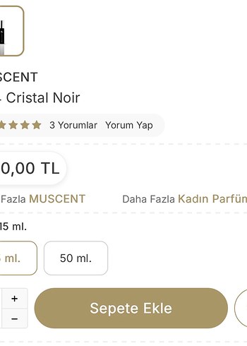 Muscent crystal noir muadili - Görsel 2