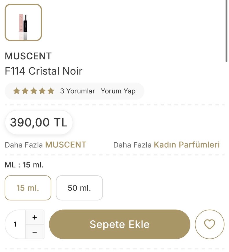 Muscent crystal noir muadili - Görsel 2