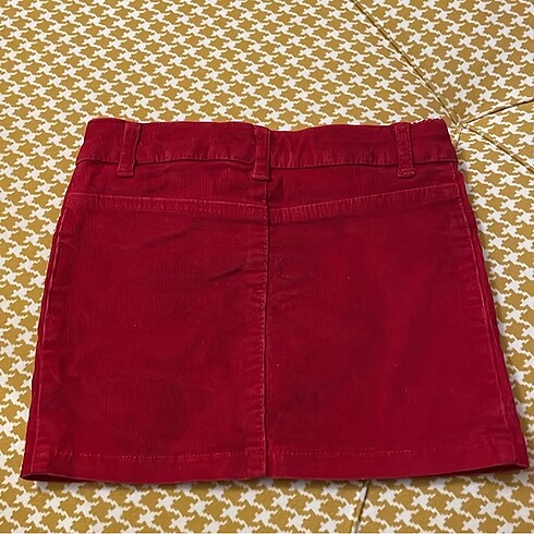 LC Waikiki Fitilli kadife kız çocuk mini etek