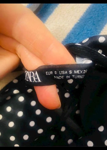 Kadın Siyah Puantiyeli Kemerli Uzun Tulum - Görsel 4