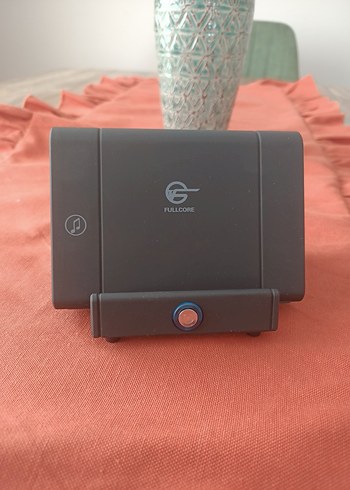 Fullcore Siyah Taşınabilir Power Bank ve hoparlör