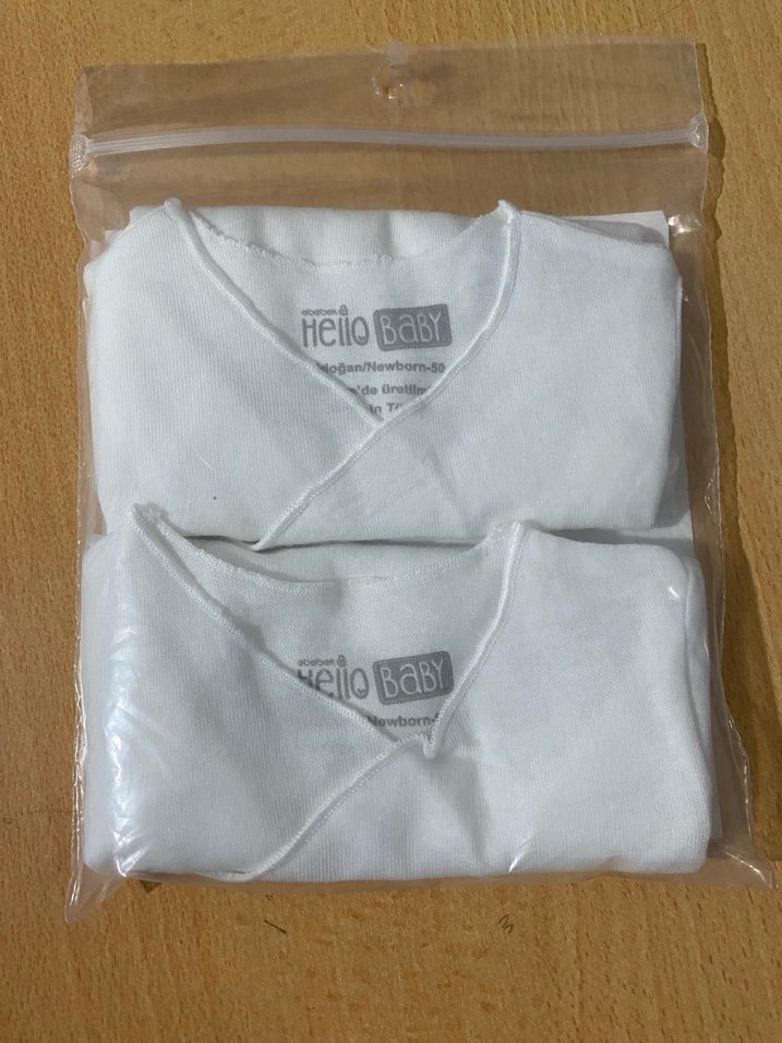 Hello Baby 2'li Yenidoğan Zıbın Seti - Görsel 2