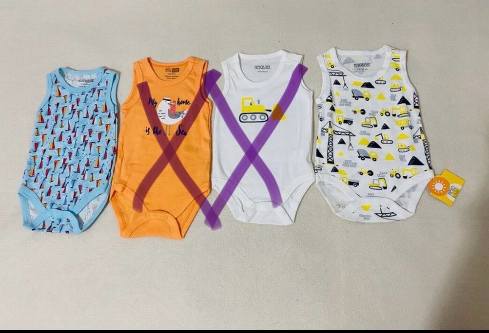 Renkli Baskılı Erkek Bebek Askısız Body - Görsel 2