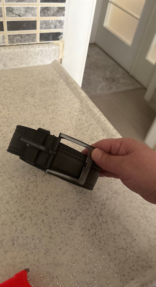 Siyah Erkek Biker Kemer - Görsel 4