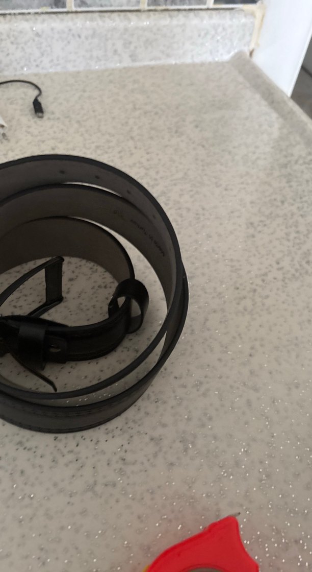 Siyah Erkek Biker Kemer - Görsel 3