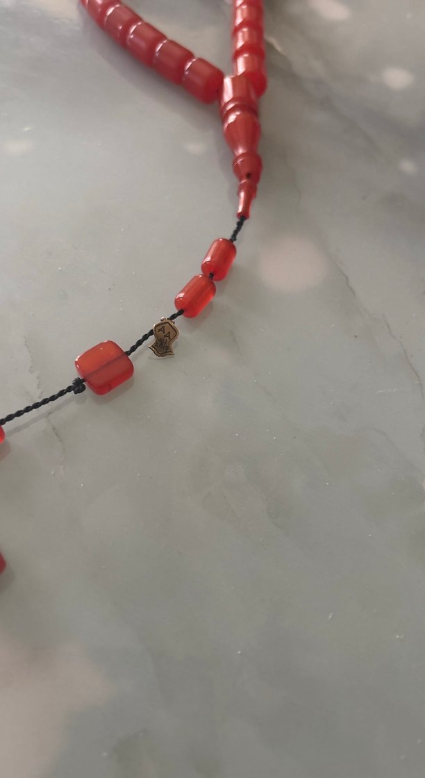 Kırmızı Bohem Erkek Tesbih - Görsel 3