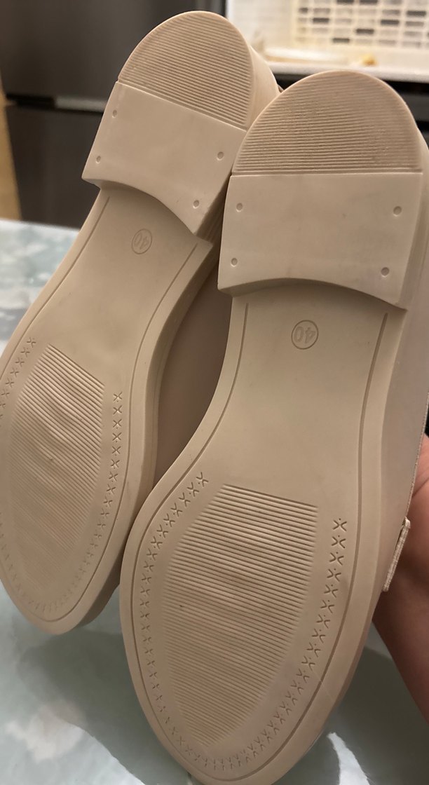 Bej Kadın Tokalı Loafer Blok Topuklu Ayakkabı - Görsel 3