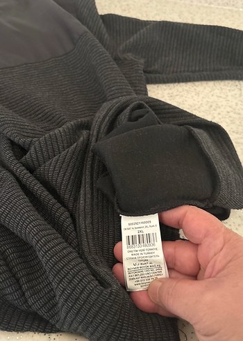 Yarım Fermuarlı Siyah Erkek Sweatshirt - Görsel 7