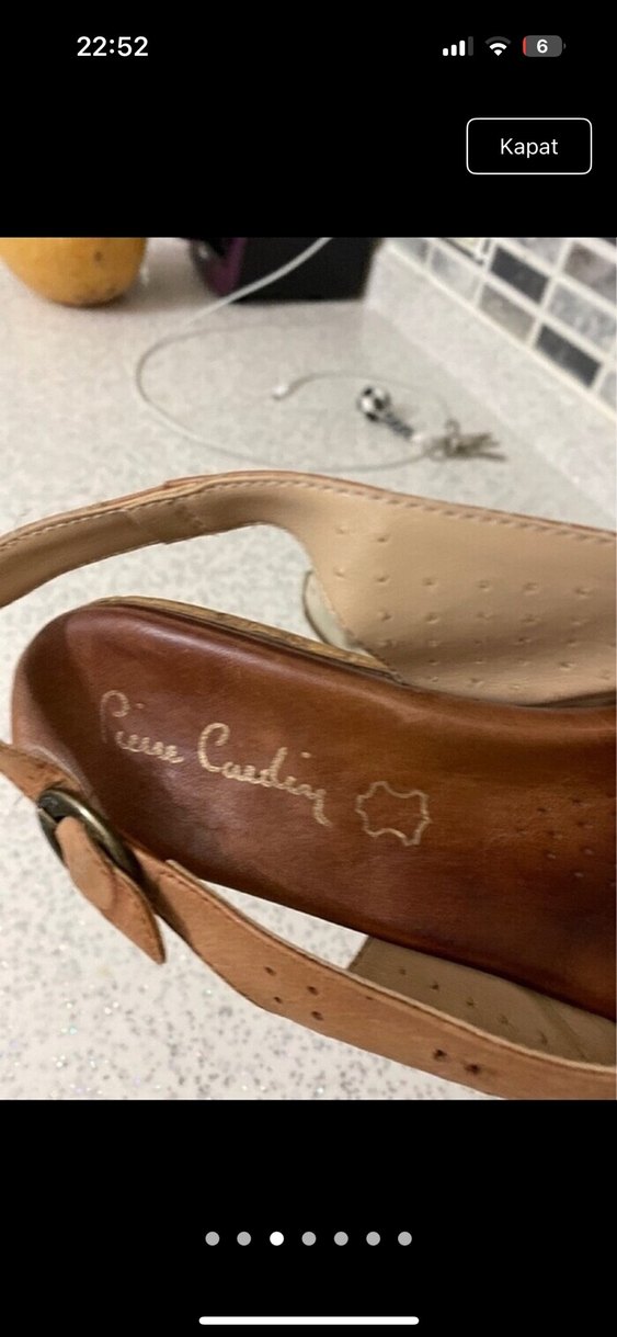 Bej Süet Kadın Dolgu Topuklu Sandalet - Görsel 5