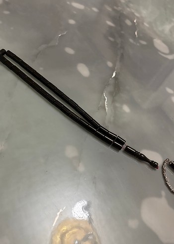 Siyah Minimalist Erkek Tesbih - Görsel 2