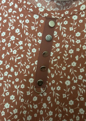 Kahverengi Uzun Kollu Piliseli Bohem Elbise - Görsel 3