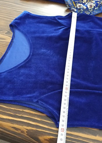 kadife kaftan bindallı takım - Görsel 8