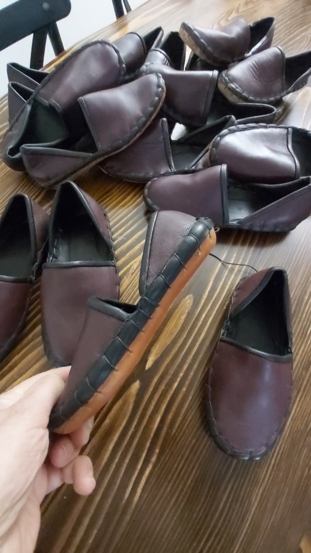 deri el yapımı yemeni ayakkabı - Görsel 3