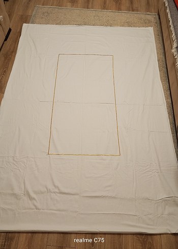 İşlemeli Beyaz Nevresim Takımı - Görsel 4