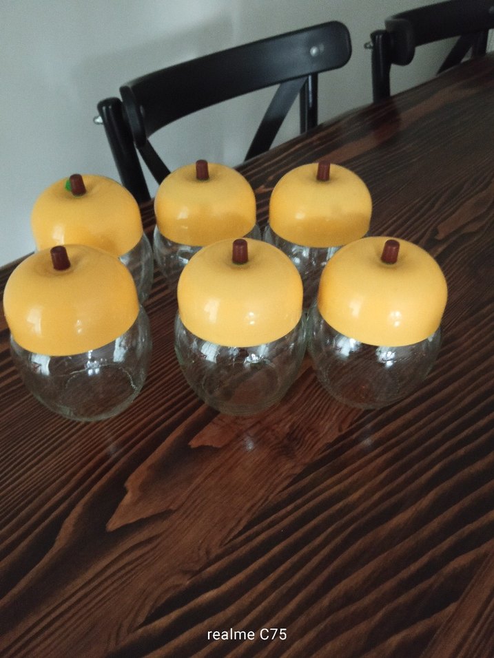 Sarı Kapaklı Cam Saklama Kavanozları - Görsel 5