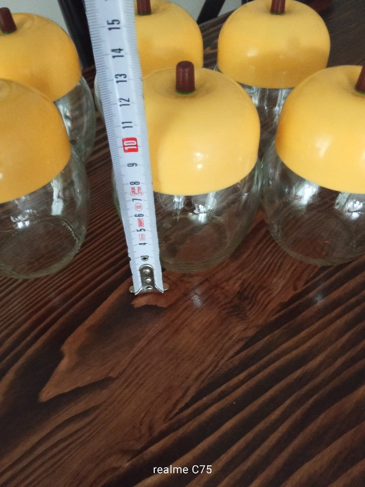 Sarı Kapaklı Cam Saklama Kavanozları - Görsel 4