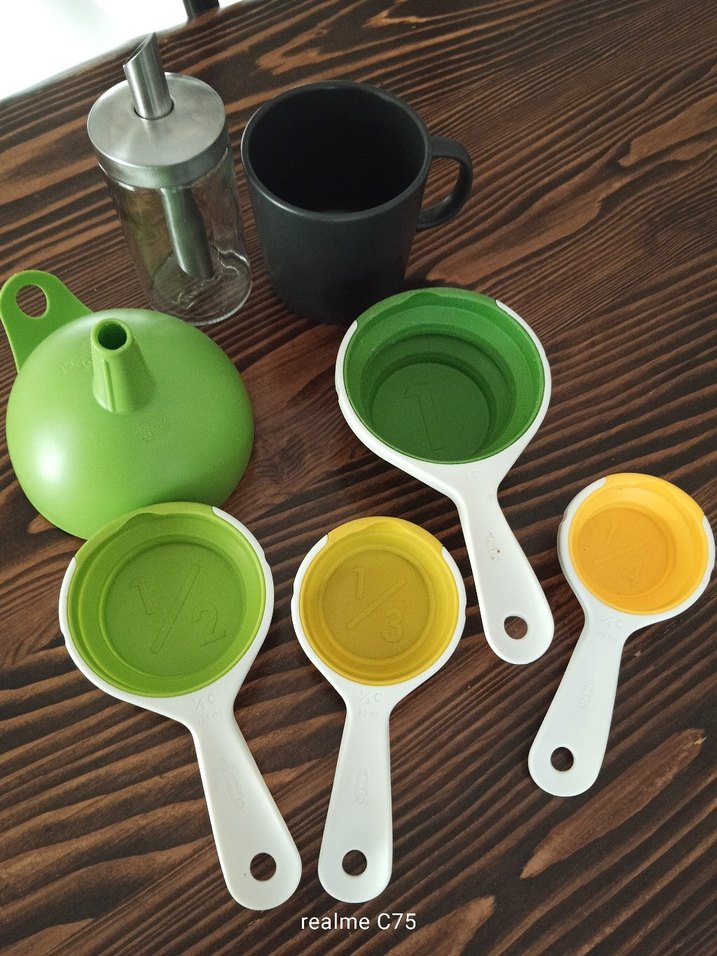 Mutfak Aksesuarları Seti: Huni, Ölçü Kaşıkları, Rende - Görsel 4