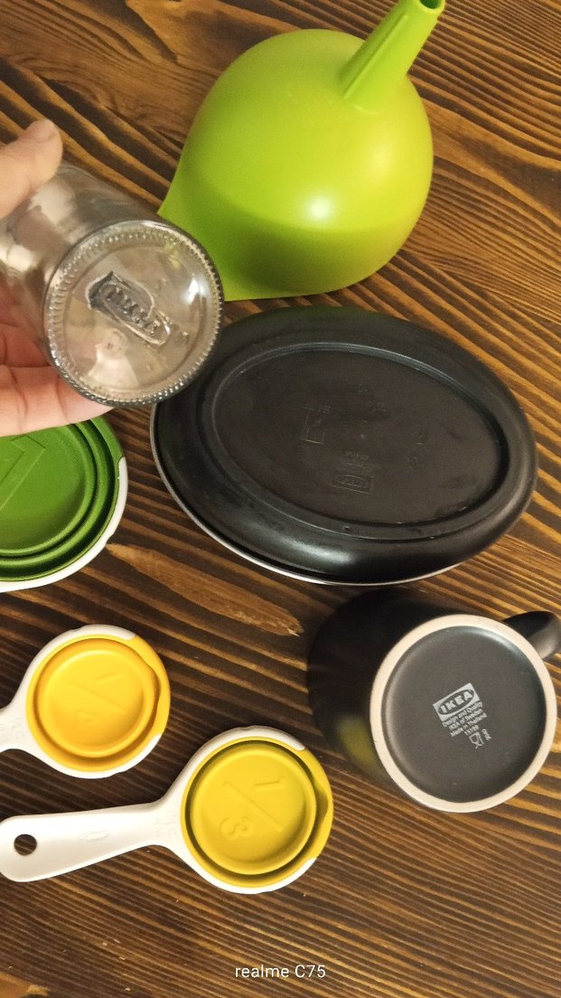 Mutfak Aksesuarları Seti: Huni, Ölçü Kaşıkları, Rende - Görsel 2