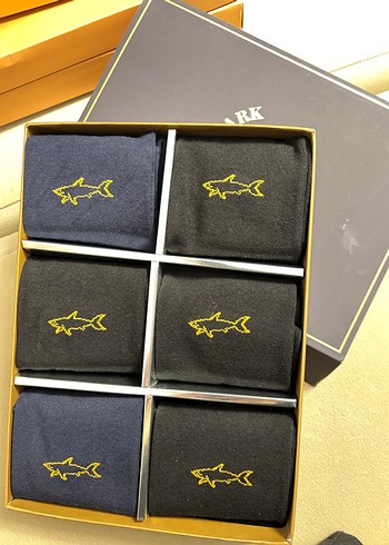 Paul & Shark Yachting 6 lı bambu erkek çorap seti - Görsel 2