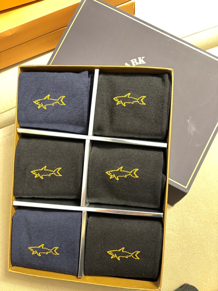Paul & Shark Yachting 6 lı bambu erkek çorap seti - Görsel 2