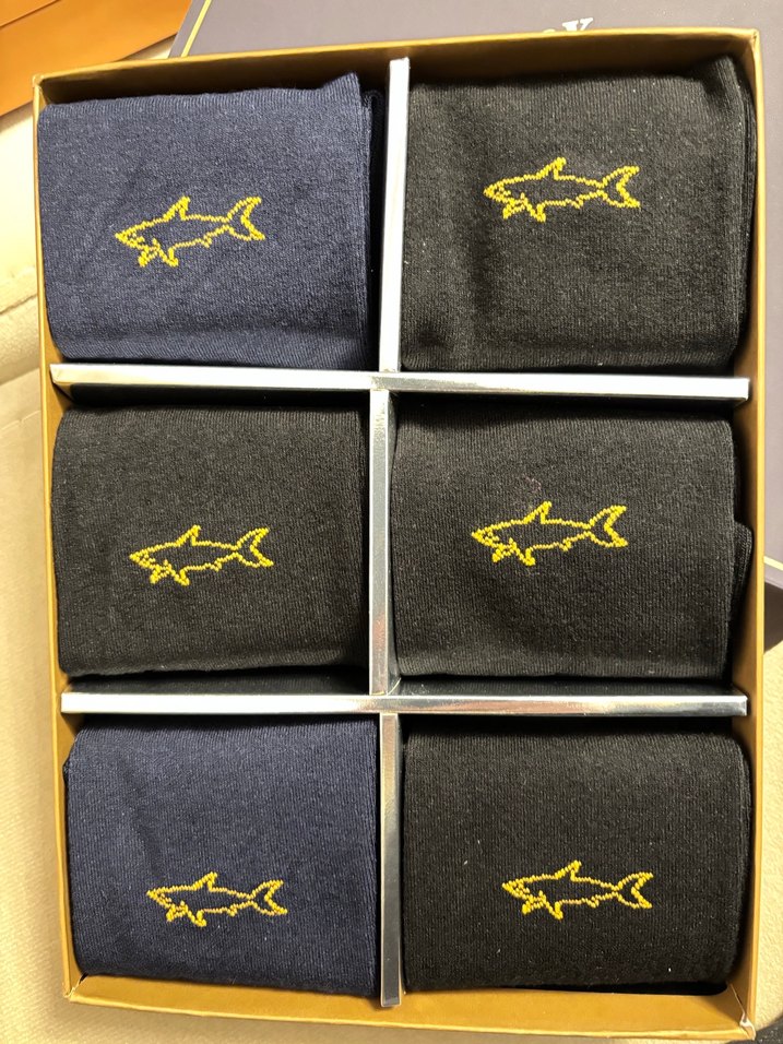 Paul & Shark Yachting 6 lı bambu erkek çorap seti - Görsel 3