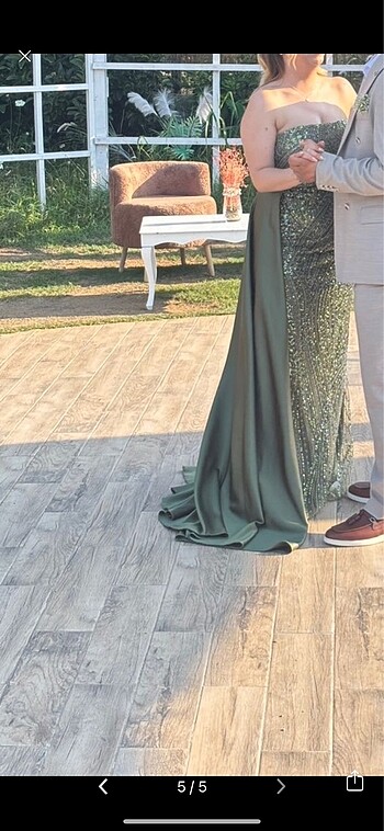 Yeşil Abiye - Görsel 5